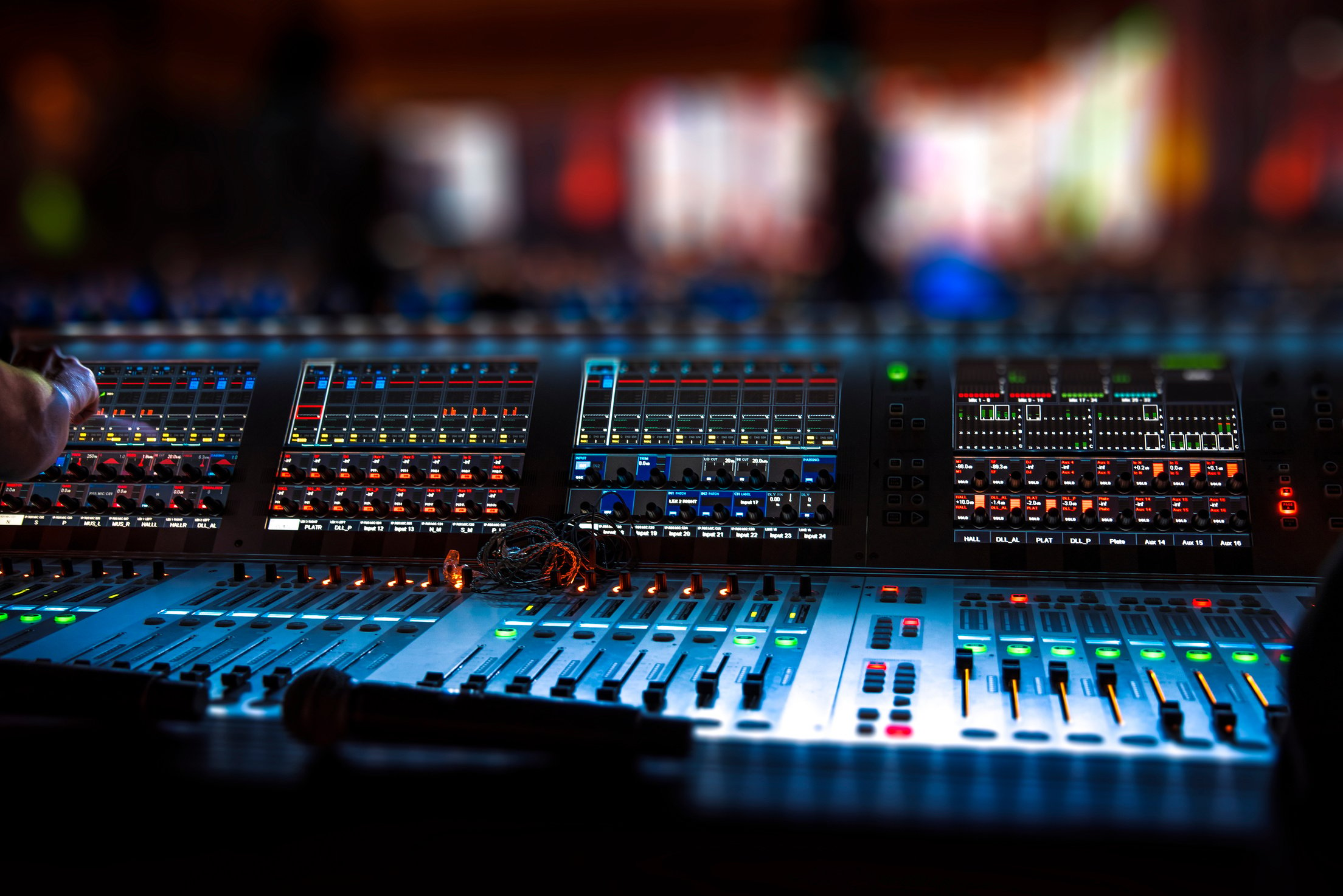 Sound Equipment at the Concert